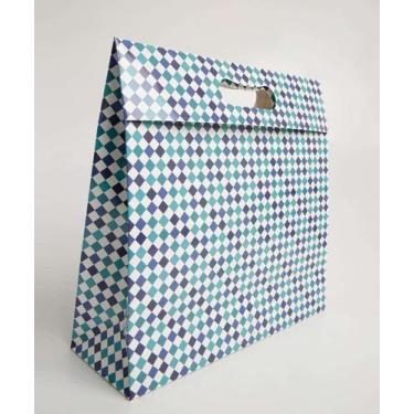 Imagem de Embalagem Presente Sacola Estampada Marisa-68055, UN, Azul