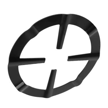 Imagem de HEEPDD Rack de Fogão Redondo, Prateleira de Panelas, Suporte Durável para Panelas e Moka, Ideal para Uso Doméstico ou Em café Rack de Fogão Redondo, Cozinha de café Em Ferro Inoxidável