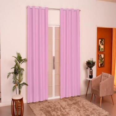 Imagem de Cortina Quarto Sala(Rosa bebê)