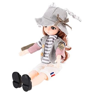 Imagem de Generic Menina Simula Brinquedo de Boneca Grande de Princesa Com Juntas Flexíveis para Crianças de 3 Anos ou Mais (Tamanho 11 (ID 20,6 mm / 0,81 pol. C 64,6 mm)