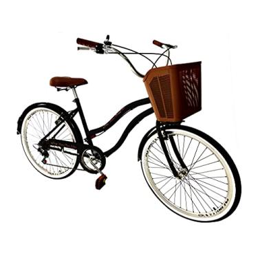 Imagem de Bicicleta Aro 26 Retrô Vintage Aro Aero Preta