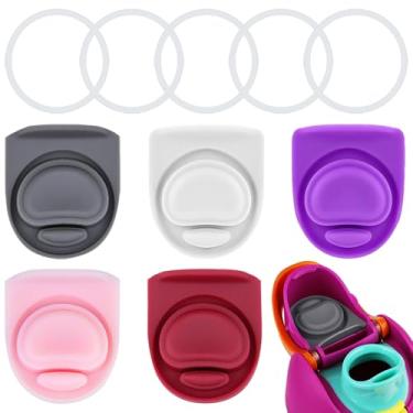 Imagem de ZONBBEE Rolha de substituição e anel de vedação em O de borracha compatível com Owala FreeSip 680 g, tampa de anéis de vedação superior de garrafa para Owala 16/19/24/32/1,134 g Acessórios de peças de