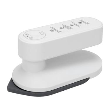 Imagem de Fockety Ferro de Viagem, Mini Ferro Seco Portátil para Roupas Com Controle de Temperatura, Prensa Térmica Leve Sem Fio para Costura, Quilting e Artesanato (branco)