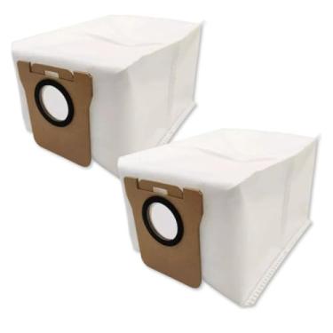 Imagem de Kit 2 Refil Saco Coletor Compatível Com Robô Aspirador X10+/X10 Plus e X20+/X20 Plus, X20 Pro Max, TNT resistente Encaixe firme – PJAT