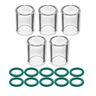 Imagem de GZTIGWELD #10 Cup & O-ring para WP-17/18/26 e WP- 9/20 TIG Tocha de soldagem 15 peças