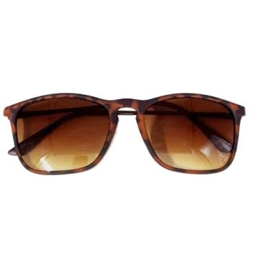 Imagem de Óculos de Sol Quadrados e Redondos Masculinos e Femininos com Perna de Metal e Lentes UV400(Redondo Marrom)