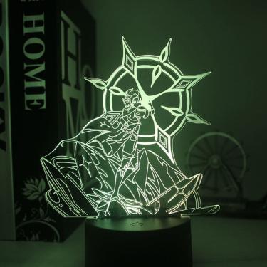 Imagem de Luz noturna LED 3D Plants vs Zombies que mudam de cor