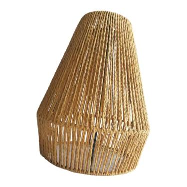 Imagem de Generic Abajur de Tecido Trançado para Luminária de Teto Ou Arandela, Acessório Elegante.