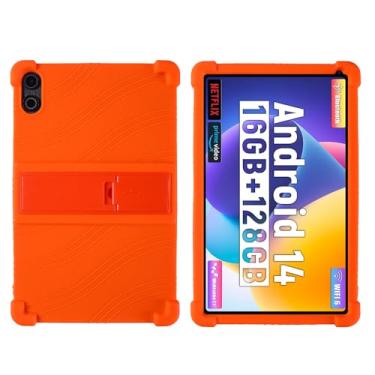 Imagem de QYiiD Capa para tablet FEARWIKY FKYC12 10,36 polegadas Android 14, capa protetora de silicone leve à prova de choque de borracha macia para crianças FEARWIKY C12/JZAPADC12 Tablet 10,4 polegadas