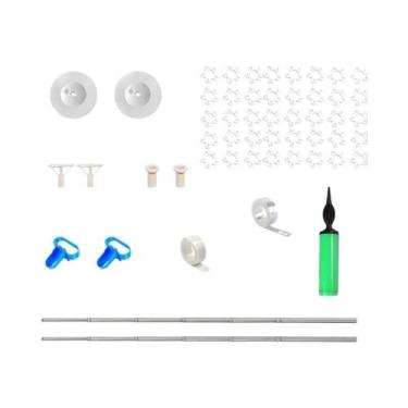 Imagem de Kit De Suportes Telescópicos Ajustáveis Para Balões Para Decoração De 