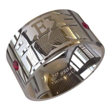 Imagem de Anel de Formatura em Prata de Jornalismo - Vieira Cruz Joias, Prateado