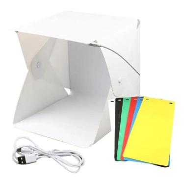Imagem de 2X Mini Estúdio Box Cabine Fotográfico Led Foto