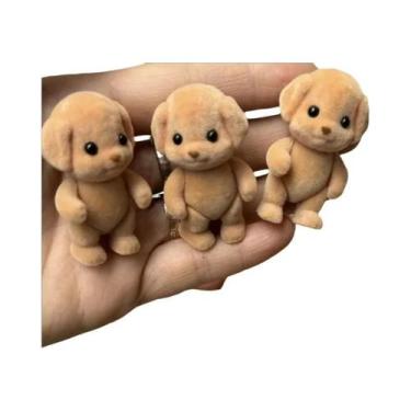 Imagem de Figuras De Animais Da Floresta Poodles Em Grupo Modelos De Cães Decora