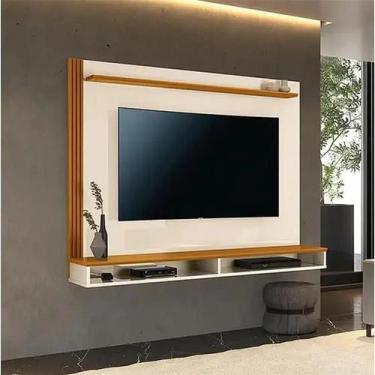 Imagem de Painel davos para tv até 55' 1,40m - edn, OFF WHITE CEDRO
