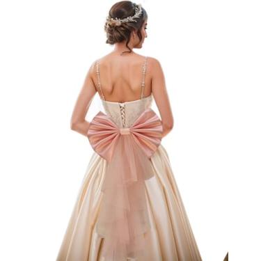 Imagem de Unykaflor Laço destacável para vestido, vestido de casamento, laço e acessório para vestido de formatura, cinto de noiva