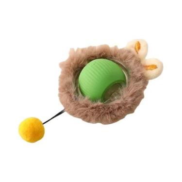Imagem de Brinquedo Interativo Automático Recarregável Para Gatos: Bola Elétrica