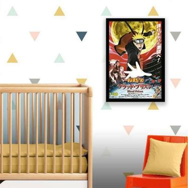 Imagem de Quadro Decorativo Poster Naruto 34X23Cm - Moldura Branca