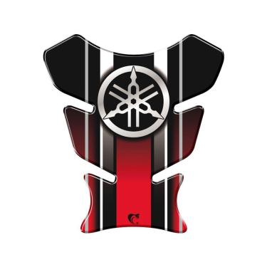 Imagem de Adesivo Protetor De Tanque Moto Yamaha Diapasão Vermelho