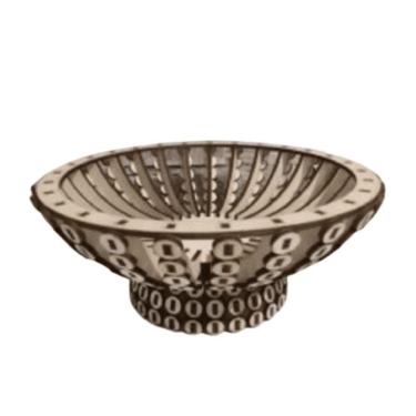 Imagem de Cesta De Fruta Corte à Laser Em Mdf