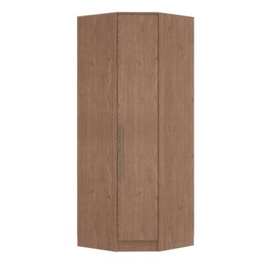 Imagem de Guarda-roupa Canto Oblíquo 1 Porta 100% Mdf Requinte+ Macadâmia
