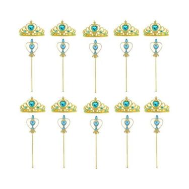 Imagem de Conjunto De Varinha Mágica Com Coroa De Diamantes Para Meninas, Fantas