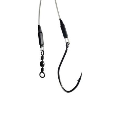 Imagem de Anzol Encastoado Nylon 80cm 268lbs Com Anzol Crown Super Cat Fish 12/0