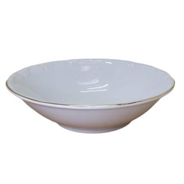 Imagem de Saladeira 24cm Porcelana Schmidt - Dec. Filetado Ouro Pomerode 0010, 0