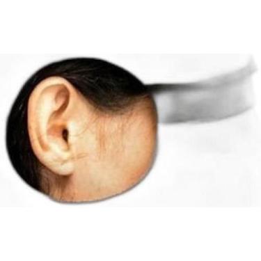 Imagem de Almofada Protetora para Orelhas Longevitech Cinza 25x21x4 cm