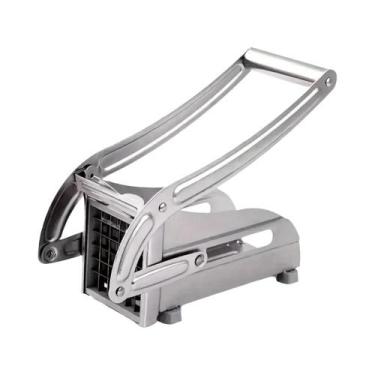 Imagem de Prensa Manual De Aço Inoxidável Para Fazer Batatas Fritas, Cortador Mu