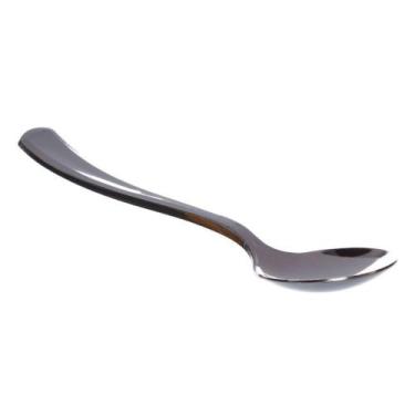 Imagem de Colher Sobremesa Prata c/10 - Silver Plastic - Silverplastic