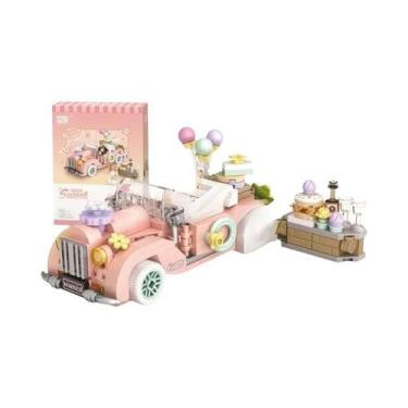 Imagem de Blocos De Montar De Carro De Desenho Animado Para Crianças, Decoração 