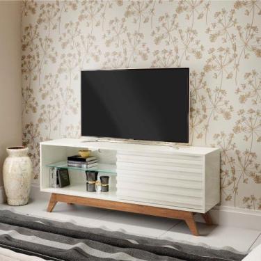 Imagem de Rack para TV de até 55 Polegadas 1 Porta R514 Dalla Costa, Off White/N