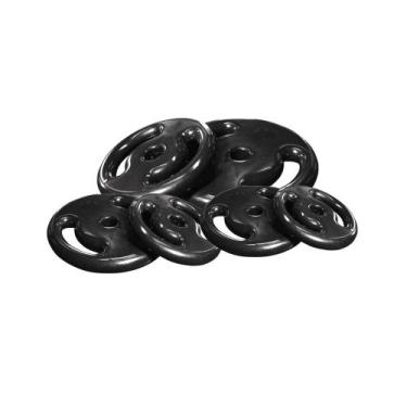 Imagem de Kit 24 kg de Anilha Emborrachada 2x5kg + 2x3kg + 4x2kg - MUSCULAÇÃO AC