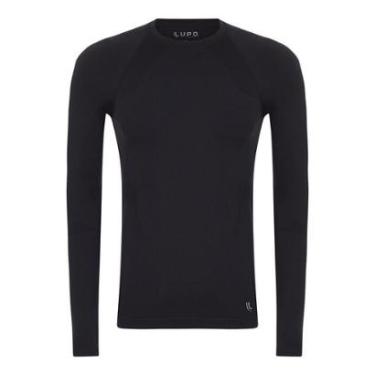 Imagem de Camiseta Manga Longa Térmica Lupo Sport 70045-002 Masculina Run Microfibra T. P/GG-Masculino