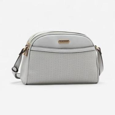 Imagem de Bolsa Feminina Chenson Mini Tramas Cinza-Feminino