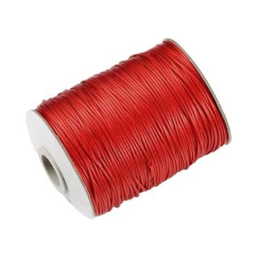 Imagem de Corda Trançada Multicolorida De 10 Metros Imitando Couro Para Acessóri