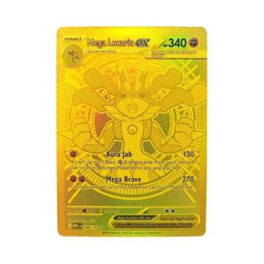 Imagem de Cartas De Jogo Clássicas De Anime Dragonite Charizard Lucario Gardevoi