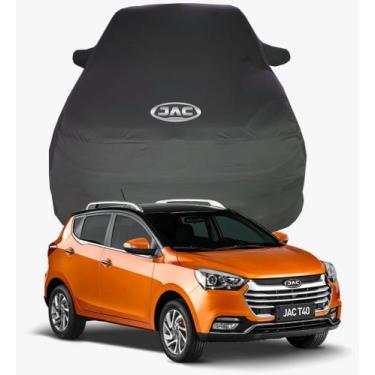 Imagem de Capa de Carro Jac T40 Tecido  Lycra Premium - Cadilhe Capas, Preto