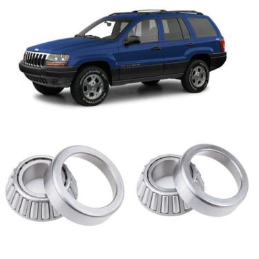 Imagem de Rolamentos Pinhão Diferencial Dianteiro Jeep Grand Cherokee 1999 até 2