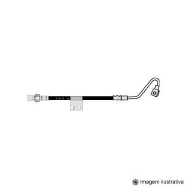 Imagem de Flexivel do Freio Dianteiro Direito 590mm S10 / Blazer 4X4 97 / ... - 
