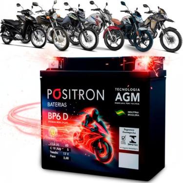 Imagem de Bateria Para Moto Motocicletas BP5 D 12V 5A Compatível com Biz Titan F
