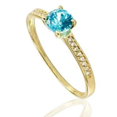 Imagem de Anel de Ouro 18 k Solitário 5mm - Elegancy, 17