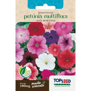 Imagem de Semente Petúnia Multiflora Anã Sortida F033 Topseed