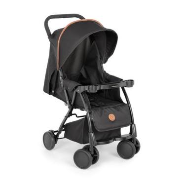 Imagem de Carrinho De Passeio Bebê Infantil Nizi Preto Galzerano - Até 15Kg