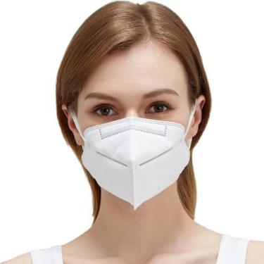 Imagem de Máscara Facial KN95 Proteção Respiratória FFP2 C/ 5 Camadas K N95 Elás