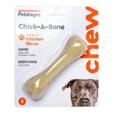 Imagem de Osso Petstages Chick-A-Bone para Roer Grande p/ cães - Pertstages