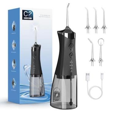 Imagem de Fio dental de água sem fio NJJAETKSP 350 ml com 4 pontas de jato