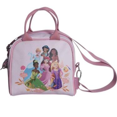 Imagem de Lancheira Maleta Princesas Alça Ombro Mão Térmica Infantil Menina - Zo