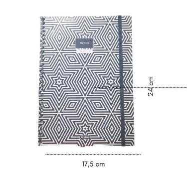 Imagem de Agenda Planner Espiral 177x242mm 160 Páginas Monocromático adesivos si