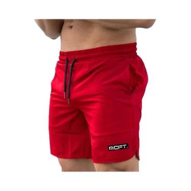 Imagem de Shorts Masculinos Cinza De Secagem Rápida E Respiráveis Para Corrida, 